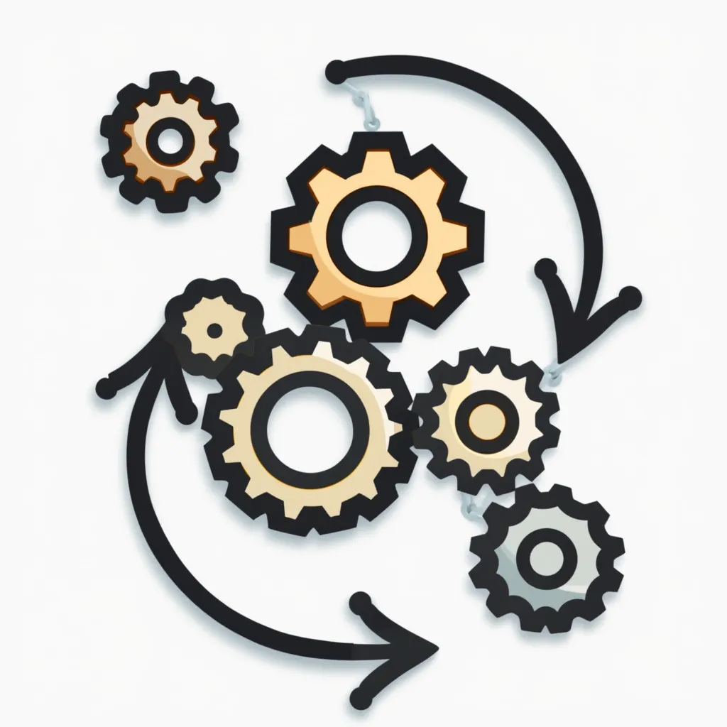 Icono de optimización de operaciones